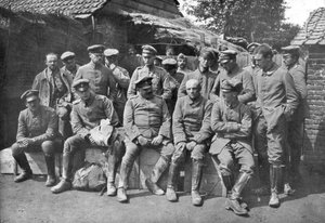 Prisioneros de guerra alemanes, Ypres, Bélgica, 1914 de Unbekannt