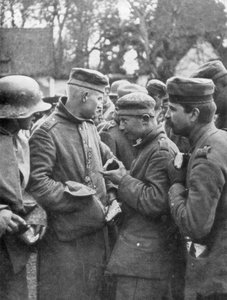 Prisioneros alemanes capturados el 18 de abril de 1918, Francia