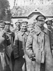 Prisioneros alemanes capturados el 18 de abril de 1918, Francia