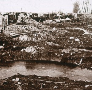 Refugio alemán, Noordschote, Flandes, Bélgica, c1914-c1918 de Unbekannt
