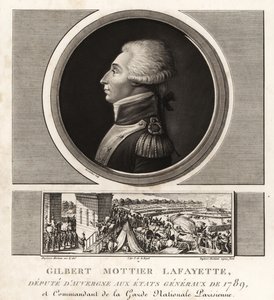 Gilbert Mottier Lafayette, diputado de Augergne a los Estados Generales de Unbekannt
