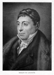 Gilbert du Motier, Marqués de Lafayette, líder militar y estadista francés, siglo XX