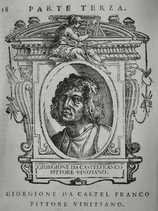 Giorgione. De: Giorgio Vasari, Las vidas de los más excelentes pintores, escultores y arquitectos italianos, 1568 de Unbekannt