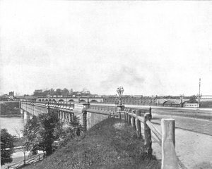 Puente de la Avenida Girard, Filadelfia, EE.UU., c. 1900 de Unbekannt