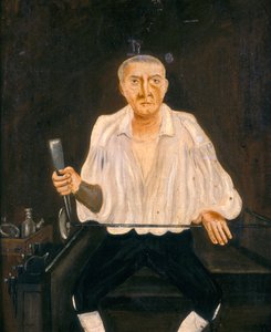 Soplador de vidrio, 1820s de Unbekannt