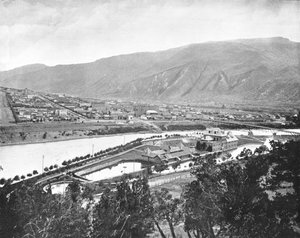 Glenwood Springs y Casa de Baños, Colorado, EE.UU., c. 1900 de Unbekannt