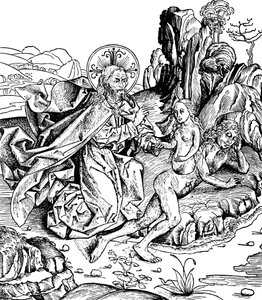 Dios creando a Eva de la costilla de Adán, 1493 de Unbekannt