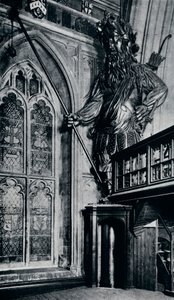 Gog Gogmagog, Uno de los dos gigantes de la ciudad quemados en el incendio del Guildhall de Londres, 1940 de Unbekannt