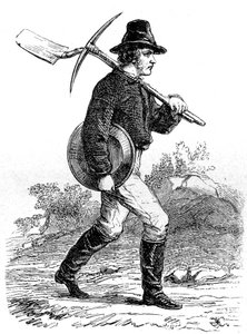 Minero de Oro, California, siglo XIX