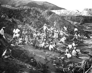 Mina de oro, Corea, c. 1900