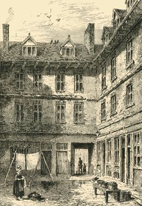 Casa de los Orfebres, Green Arbour Court, alrededor de 1800, c1872 de Unbekannt