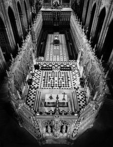 Arquitectura gótica: vista de la reja del coro de la Catedral de Santa Cecilia de Albi (Tarn). 1282-1480 de Unbekannt