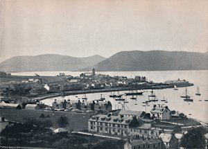 Gourock - La ciudad y el puerto, 1895 de Unbekannt