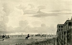 Casa de Gobierno, desde Chowringhee, 1820 de Unbekannt