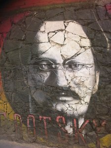Graffiti de León Trotsky
