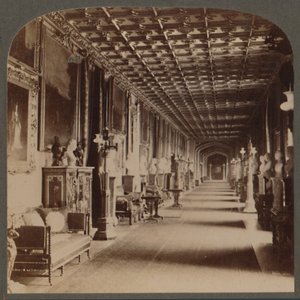 Gran Corredor, Castillo de Windsor, Inglaterra, c1910 de Unbekannt