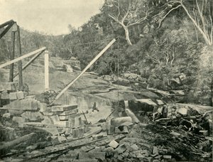Canteras de granito, Trawool, Victoria, 1901 de Unbekannt