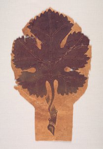 Hoja de parra de una cortina, siglos IV-V