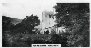 Iglesia de Grasmere, lugar de entierro de Wordsworth, Cumbria, c1920s de Unbekannt