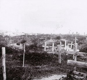 Tumbas, Massiges, norte de Francia, c1914-c1918 de Unbekannt