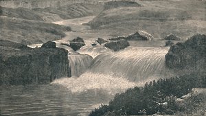 Grandes Cataratas del Río Yellowstone, 1873 de Unbekannt