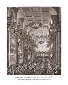Gran Salón Guildhall, 1837, 1886 de Unbekannt