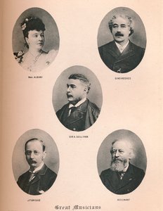 Grandes Músicos - Lámina XIV, 1895 de Unbekannt