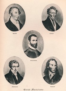 Grandes músicos - Placa XV, 1895 de Unbekannt