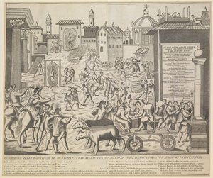 Gran Plaga de Milán, 1630, ca 1835 de Unbekannt