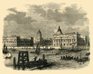 Hospital de Greenwich, desde el río