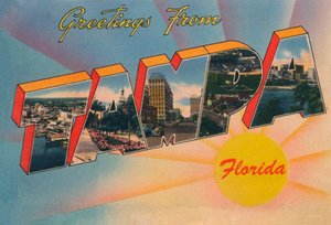 Saludos desde Tampa, Florida, c. 1940s de Unbekannt