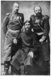Grigoriy Efimovich Rasputin, místico y hombre santo ruso de Unbekannt
