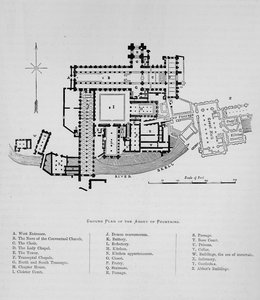 Plano de la Abadía de Fountains
