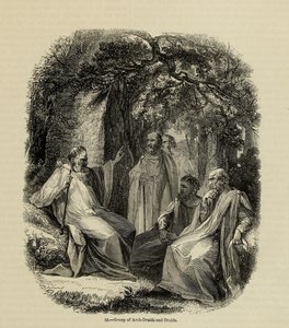 Grupo de Archidruidas y Druidas del libro Vieja Inglaterra: Un Museo Pictórico