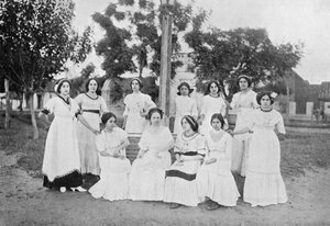 Grupo de mujeres paraguayas, Carapeguá, Paraguay