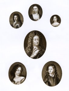 Grupo de retratos reales, finales del siglo XVII - principios del siglo XVIII, 1906 de Unbekannt