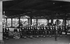 Guardia de honor del HMS Sirius, Amberes, c. 1946-c. 1949