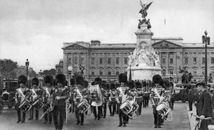 Guardias en The Mall, Londres, principios del siglo XX de Unbekannt