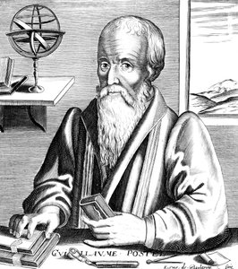 Guillaume Postel, lingüista, astrónomo y diplomático francés del siglo XVI de Unbekannt