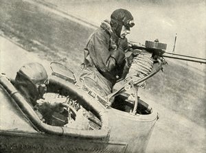 Pistola y los instrumentos utilizados por el piloto, 1919 de Unbekannt