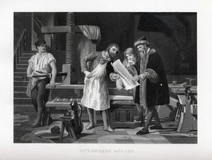 Gutenberg 1400-1468, 1882 de Unbekannt