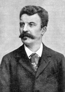 Guy de Maupassant 1850-1893, escritor francés, principios del siglo XX