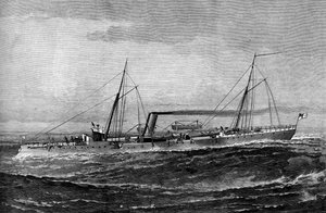 HM Torpedo Gun Boat Rattlesnake, 1887 de Unbekannt