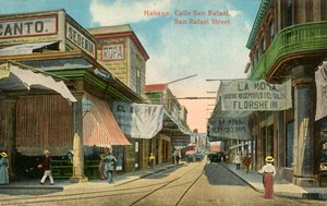 Habana: Calle San Rafael, c1910s de Unbekannt