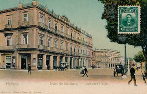 Habana. Hotel de Inglaterra. -Hotel Inglaterra, Cuba, c1910s