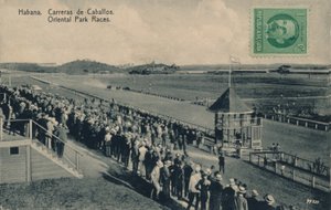 Habana. Carreras en el Parque Oriental, c1910