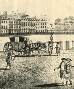 Carruaje de alquiler, 1787, 1925 de Unbekannt