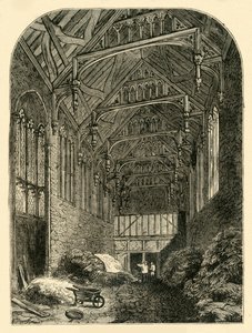 Salón del Palacio de Eltham en 1835, c. 1878 de Unbekannt
