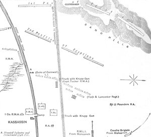 Boceto de la acción en Kassassin, 28 de agosto de 1882, 1882 de Unbekannt