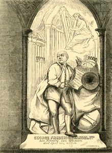 Monumento a Händel, 1881 de Unbekannt